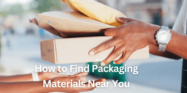 How to Find Packaging Materials Near You