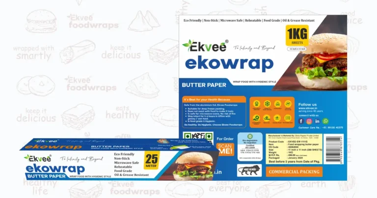 Introducing Ekowrap: The Sustainable and Economical Butter Paper Solution for Your Kitchen