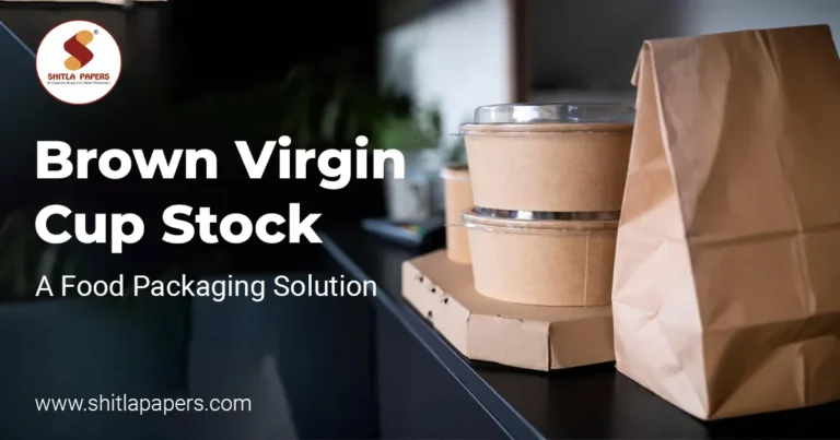 Brown Virgin Cup Stock A Food Packaging Solution
