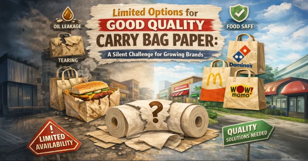 Limited Options for Good Quality Carry Bag Paper A Silent Challenge for Growing Brands