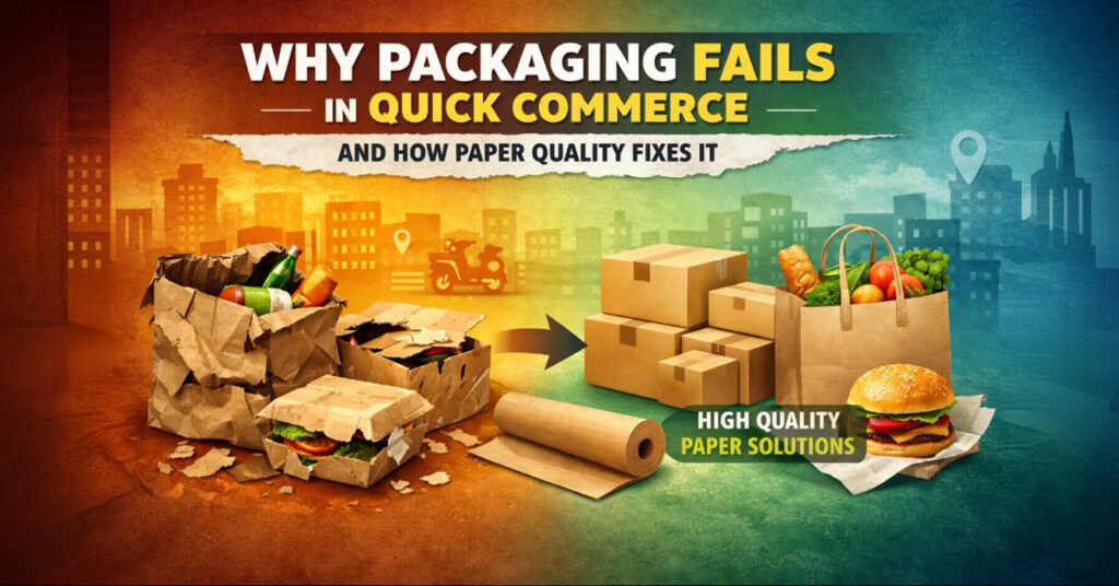 Why Packaging Fails in Quick Commerce & How Paper Quality Fixes It