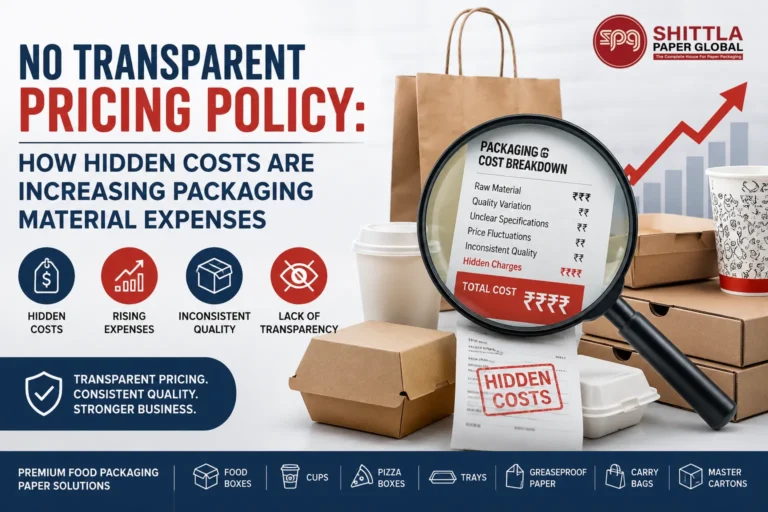 No Transparent Pricing Policy: How Hidden Costs Are Increasing Packaging Material Expenses