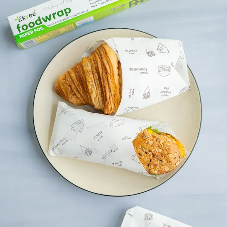 croissant and sandwich wrapping paper