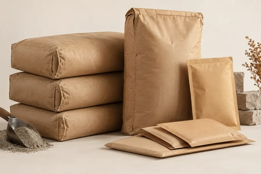 E-commerce/ Cement Industry — AI-generated industry visual